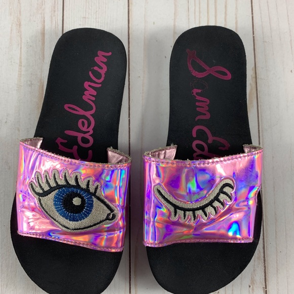 Sam Edelman Shoes - Sam Edelman size 5 sandals used pink eyeball